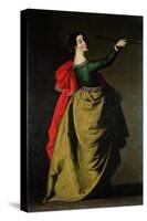 Saint Ursula, 1635-1640-Francisco de Zurbarán-Stretched Canvas