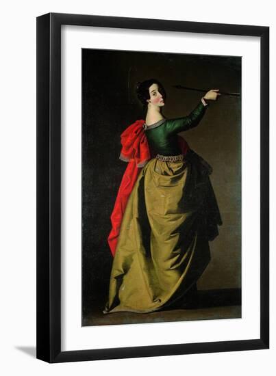 Saint Ursula, 1635-1640-Francisco de Zurbarán-Framed Giclee Print