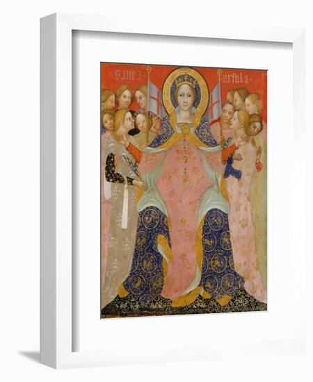 Saint Ursula and Her Maidens, c.1410-Nicolo di Pietro-Framed Giclee Print