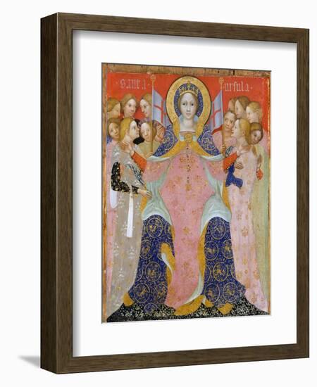 Saint Ursula and Her Maidens-Niccolo di Pietro-Framed Giclee Print