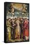 Saint Ursula and Her Martyred Companions, 1530-Alessandro Bonvicino-Framed Stretched Canvas