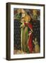Saint Ursula with Two Angels and Donor, C.1455-60-Benozzo di Lese di Sandro-Framed Giclee Print