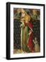 Saint Ursula with Two Angels and Donor, C.1455-60-Benozzo di Lese di Sandro-Framed Giclee Print