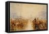 Saint-Vaast-La-Hougue, Normandy-J. M. W. Turner-Framed Stretched Canvas