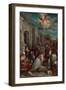 Saint Valentine Baptizing Saint Lucilla, 1575-Jacopo Bassano-Framed Giclee Print