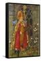 Saint Valentine Depicted Here as Boy Bishop-Eleanor Fortescue Brickdale-Framed Stretched Canvas