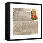 Saint Valentine (From the Nuremberg Chronicl), 1493-null-Framed Stretched Canvas