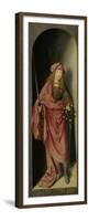 Saint Valerian, Left Wing of a Triptych Attributed to Master of the Brunswick Diptych, c.1490-1500-Saint Valerian-Framed Premium Giclee Print