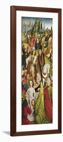 Saint Veronica and a Group of Knights-Derick Baegert-Framed Giclee Print