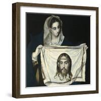 Saint Veronica-El Greco-Framed Giclee Print