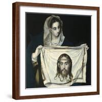 Saint Veronica-El Greco-Framed Giclee Print