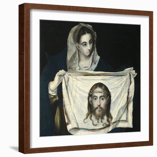 Saint Veronica-El Greco-Framed Giclee Print