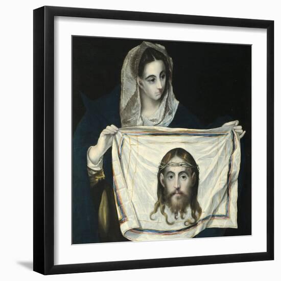 Saint Veronica-El Greco-Framed Giclee Print