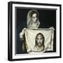 Saint Veronica-El Greco-Framed Giclee Print