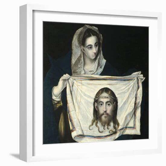 Saint Veronica-El Greco-Framed Giclee Print