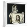 Saint Veronica-El Greco-Framed Giclee Print