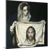 Saint Veronica-El Greco-Mounted Giclee Print