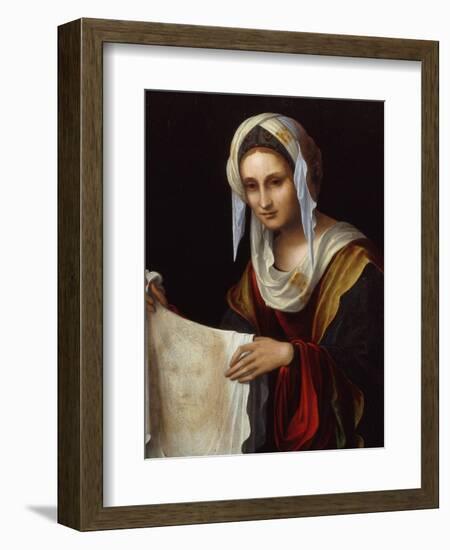 Saint Veronica-Lorenzo Costa-Framed Giclee Print