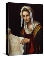 Saint Veronica-Lorenzo Costa-Stretched Canvas