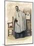 Saint Vincent de Paul French Priest-Geille-Mounted Art Print