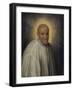 Saint Vincent de Paul, prêtre, aumonier des Galères en 1619, fondateur de l'établissement des-Simon François-Framed Giclee Print