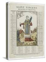 Saint Vincent diacre et martyr-null-Stretched Canvas