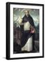 Saint Vincent Ferrer-Juan De juanes-Framed Art Print