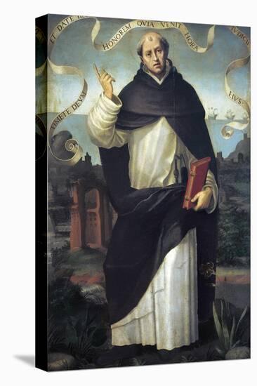 Saint Vincent Ferrer-Juan De juanes-Stretched Canvas