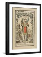 Saint Vincent, patron des vignerons-null-Framed Giclee Print