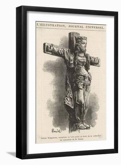 Saint Wilgefortis-null-Framed Art Print