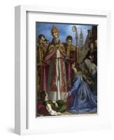 Saint Zenobius Revives a Dead Boy, C. 1615-Giovanni Bilivert-Framed Giclee Print