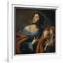 Sainte Agnes (Agnes De Rome, 290-303) - Peinture De Massimo Stanzione (Vers 1585-Vers 1658) - 1635--Massimo Stanzione-Framed Giclee Print