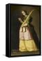 Sainte Apolline-Francisco de Zurbarán-Framed Stretched Canvas