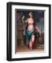 Sainte Barbe (St Barbara) - Peinture De Giorgio Vasari (1511-1574), Huile Sur Toile, 16E Siecle, Ar-Giorgio Vasari-Framed Giclee Print