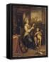 Sainte Cécile chantant les louanges du Seigneur-Pierre Mignard-Framed Stretched Canvas