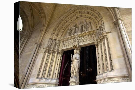 Sainte-Chapelle Exterior Detail, Paris, France, Europe-Neil Farrin-Stretched Canvas