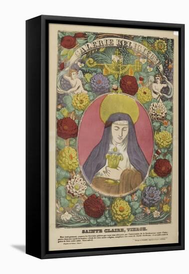 Sainte Claire, vierge-null-Framed Stretched Canvas