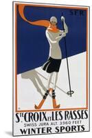 Sainte-Croix et les Rasses-The Vintage Collection-Mounted Giclee Print