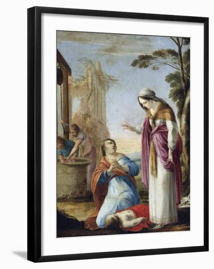 Sainte Elisabeth De Hongrie (1207-1231) - Sainte Elisabeth De Thuringe - the Miracle of Saint Eliza-Laurent de La Hyre-Framed Giclee Print