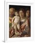 Sainte famille avec une sainte-Andrea Mantegna-Framed Giclee Print