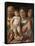 Sainte famille avec une sainte-Andrea Mantegna-Framed Stretched Canvas