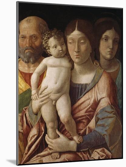 Sainte famille avec une sainte-Andrea Mantegna-Mounted Giclee Print