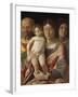 Sainte famille avec une sainte-Andrea Mantegna-Framed Giclee Print