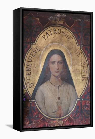 Sainte Genevieve de Paris, St. Germain l'Auxerrois Church, Paris, France, Europe-Godong-Framed Stretched Canvas