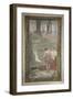 Sainte Geneviève enfant en prière-Pierre Puvis de Chavannes-Framed Giclee Print