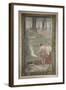 Sainte Geneviève enfant en prière-Pierre Puvis de Chavannes-Framed Giclee Print