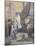 Sainte Geneviève ravitaille Paris assiégé par les Huns d'Attila-Pierre Puvis de Chavannes-Mounted Giclee Print