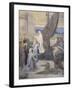 Sainte Geneviève ravitaille Paris assiégé par les Huns d'Attila-Pierre Puvis de Chavannes-Framed Giclee Print