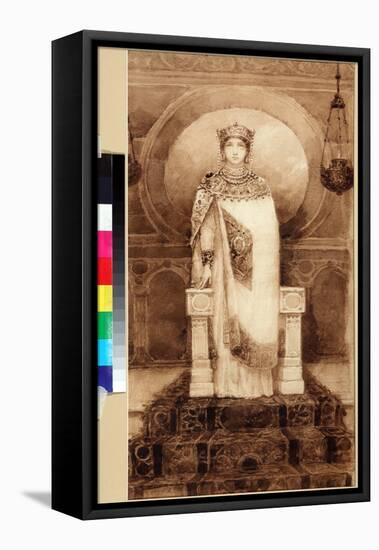 Sainte Helene (Imperatrice Romaine, Mere De Constantin I) (Vers 247/250 - Vers 329/330) - Saint Hel-Victor Mikhailovich Vasnetsov-Framed Stretched Canvas
