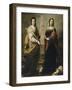 Sainte Juste et sainte Rufine-Bartolome Esteban Murillo-Framed Giclee Print